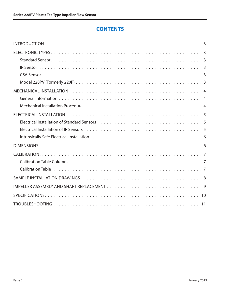 Badger Meter PVC Tee - 1 1/2 to 4"" User Manual | Page 2 / 12