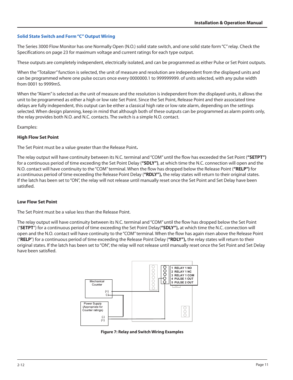 Badger Meter 3100 Series Flow Monitor User Manual | Page 11 / 24