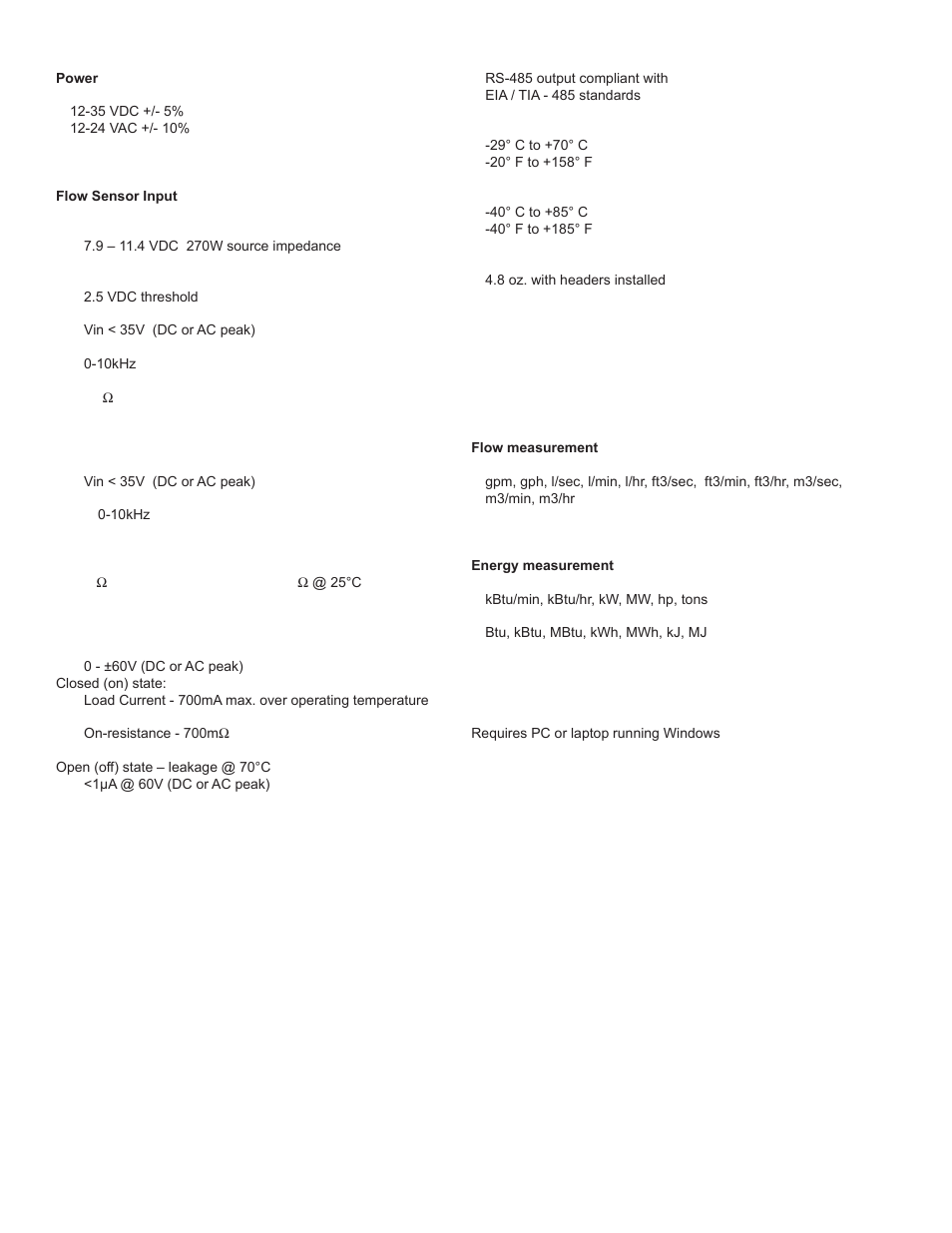 Badger Meter 340N2 Series Metasys Btu Transmitter User Manual | Page 8 / 12