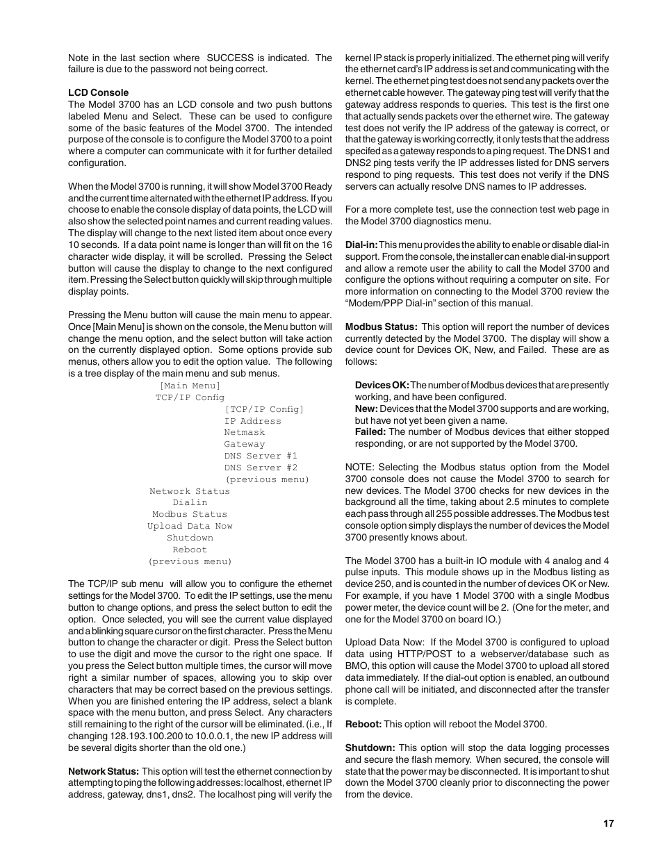 Badger Meter Model 3700 Data Acquisition Server User Manual | Page 17 / 24