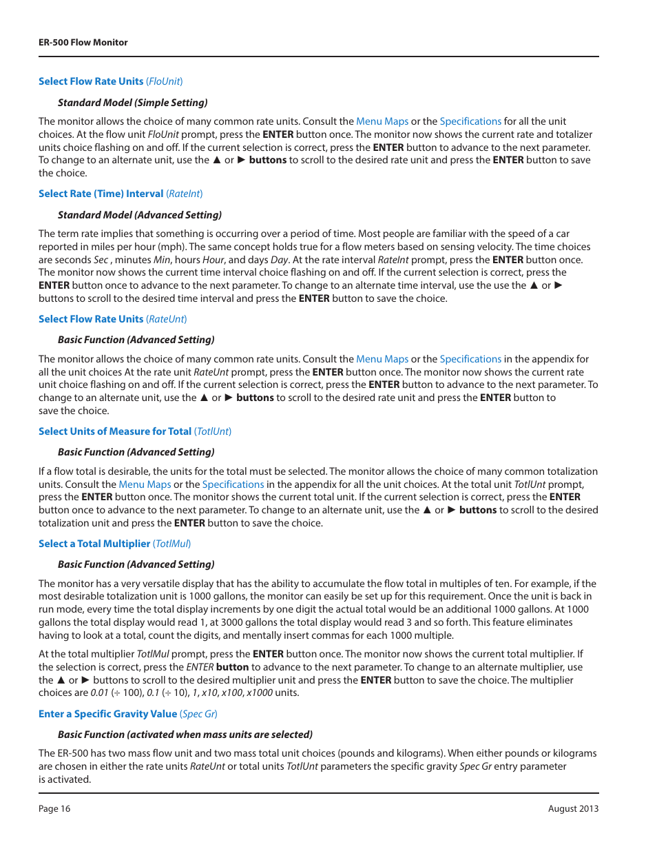 Badger Meter Model IOG User Manual | Page 16 / 40