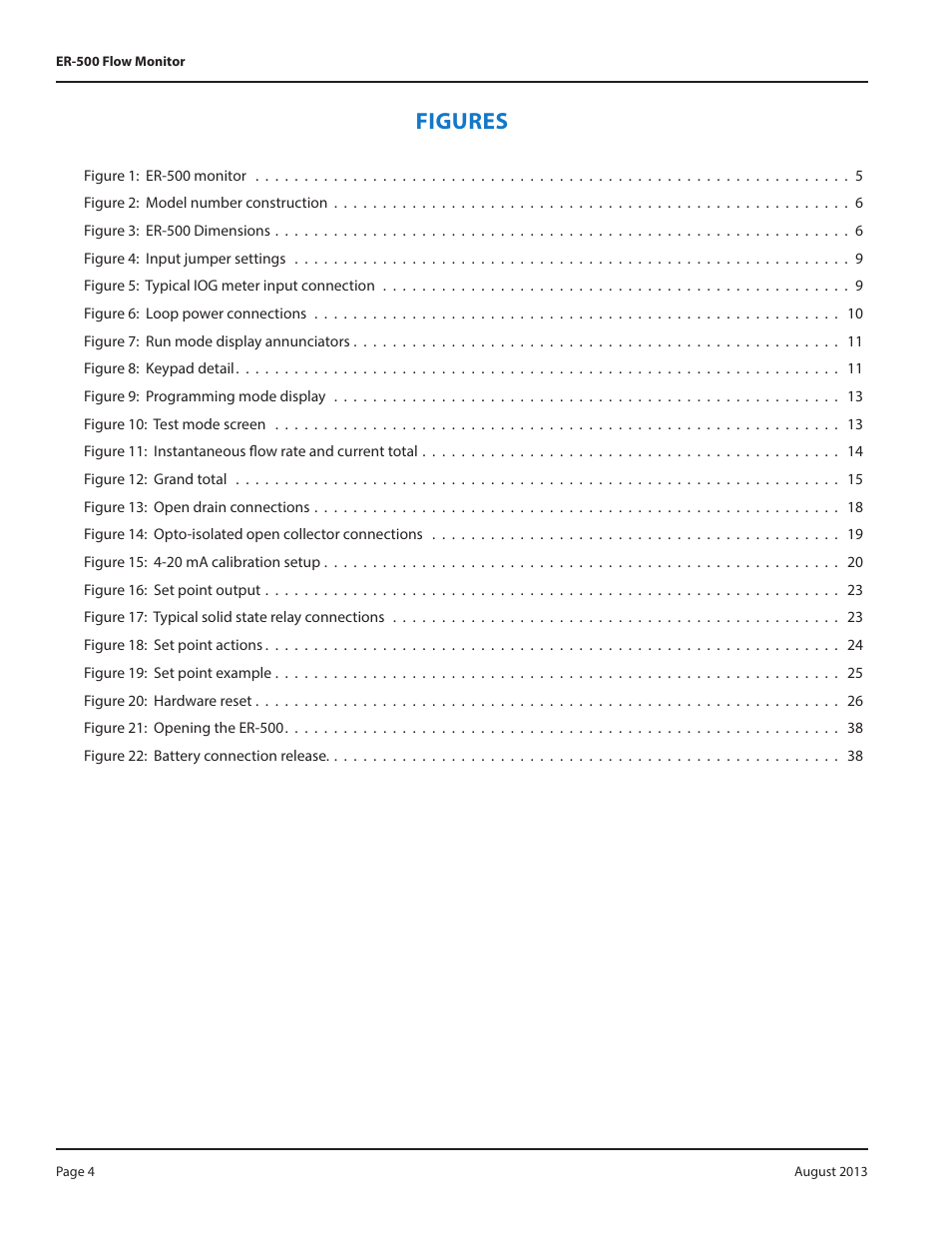 Figures | Badger Meter Model IOG User Manual | Page 4 / 40