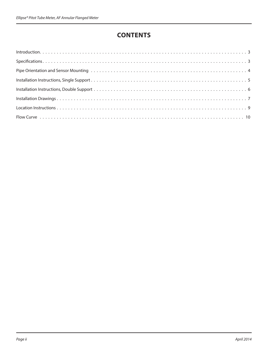 Badger Meter AF - Flanged (2 to 120")" User Manual | Page 2 / 12