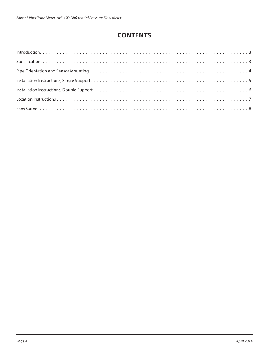 Badger Meter AHL-GD - Hot Tap, High Pressure (2 to 72")" User Manual | Page 2 / 8