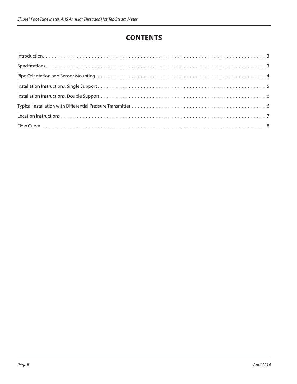 Badger Meter AHS - Hot Tap, Steam (2 to 24")" User Manual | Page 2 / 8