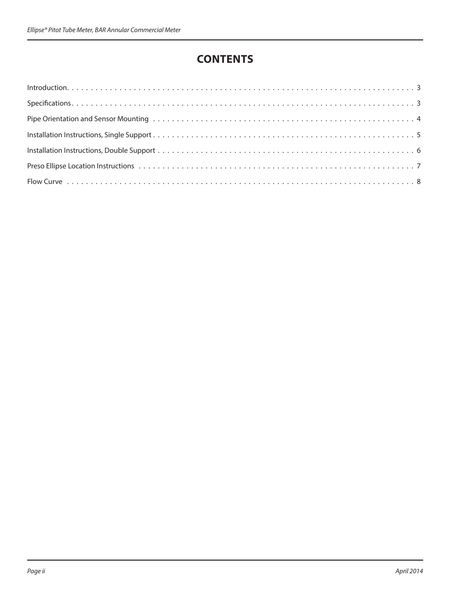 Badger Meter Model BAR User Manual | Page 2 / 8