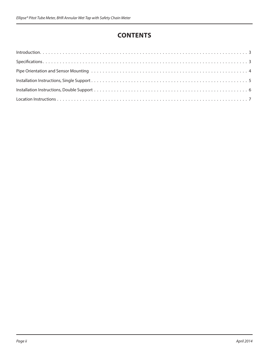 Badger Meter Model BHR User Manual | Page 2 / 8