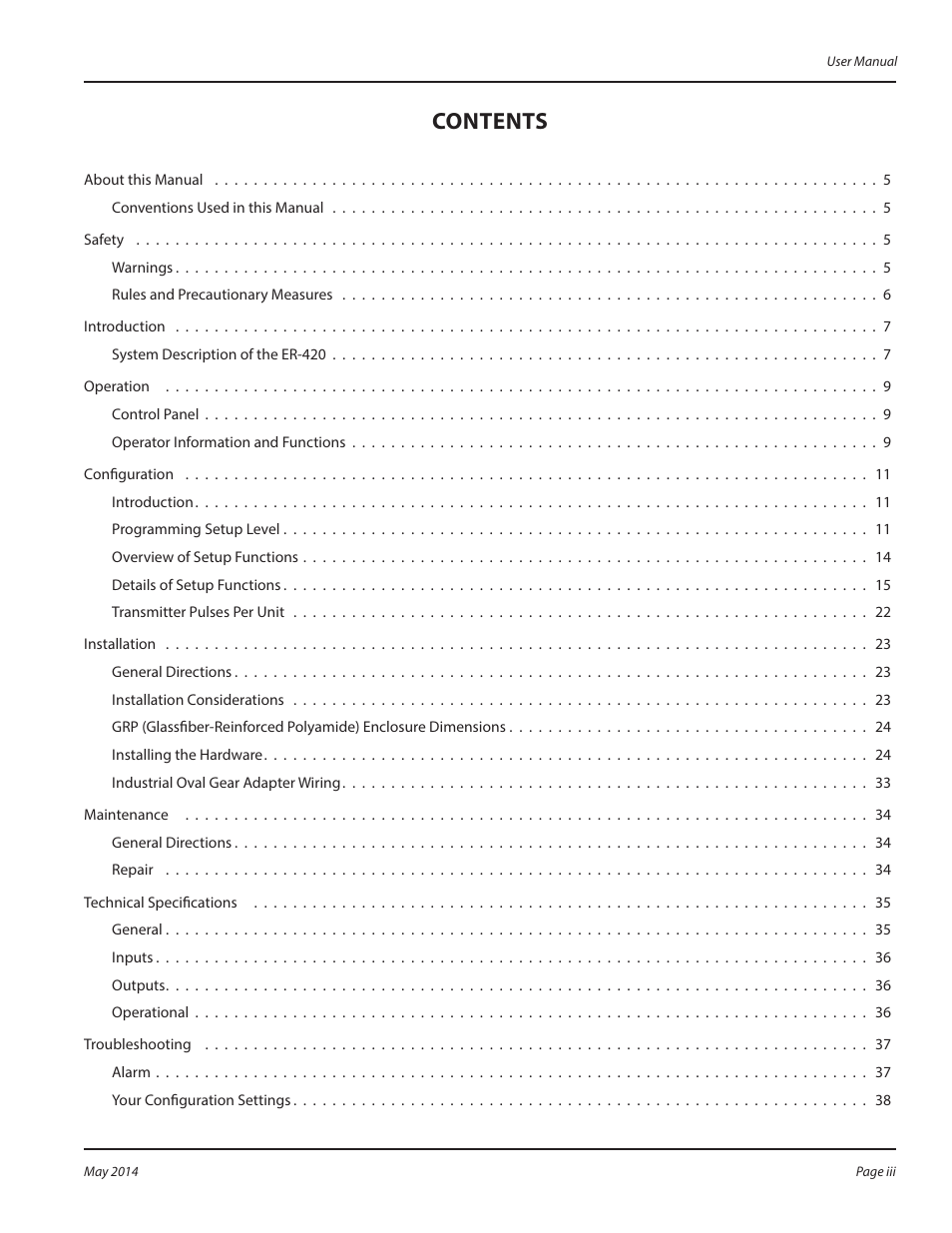 Badger Meter Registers User Manual | Page 3 / 40