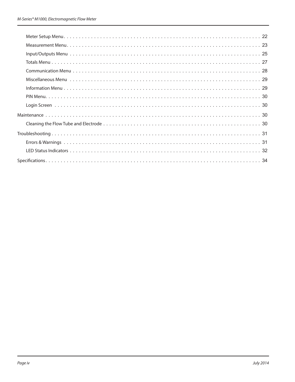Badger Meter M-Series M1000 User Manual | Page 4 / 32