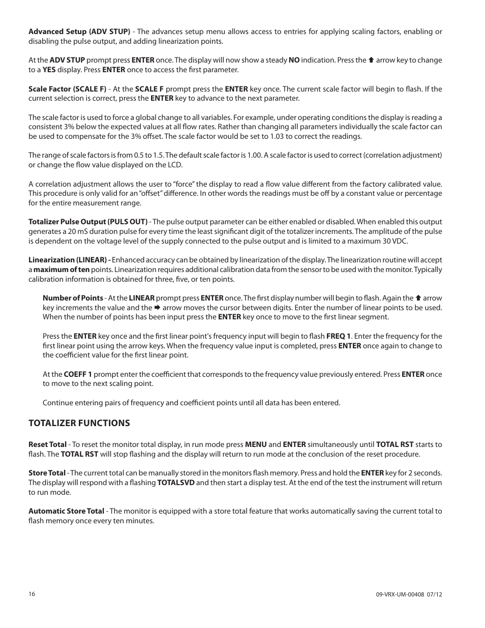 Badger Meter Vortex Meters User Manual | Page 16 / 32