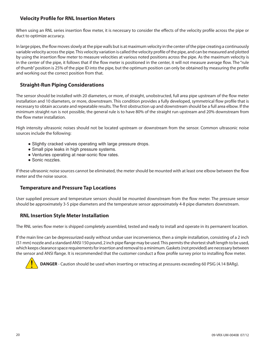 Badger Meter Vortex Meters User Manual | Page 20 / 32