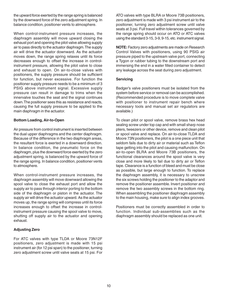 Badger Meter Research Control Valve User Manual | Page 12 / 16