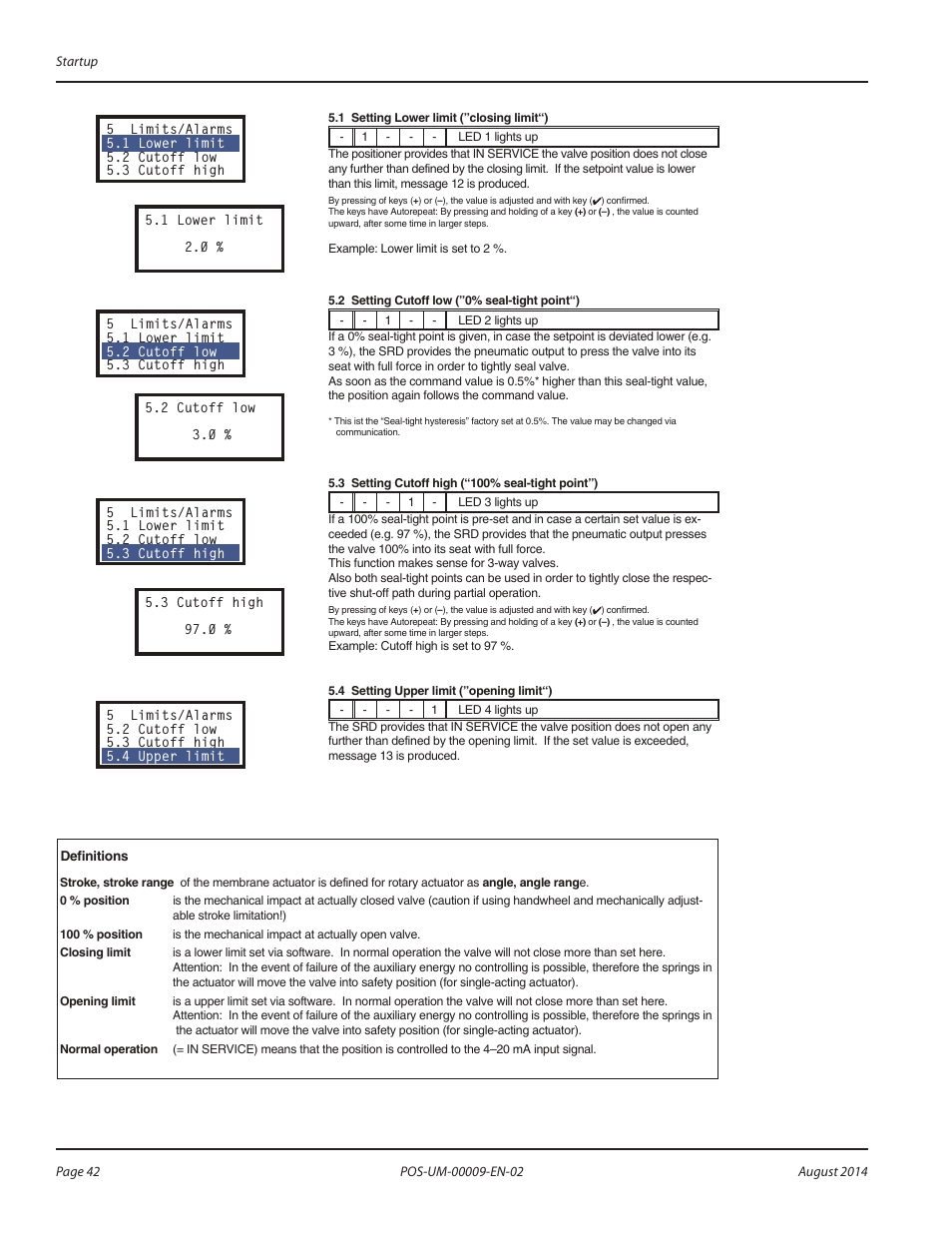 Badger Meter SRD/SRI Valve Positioners User Manual | Page 42 / 72