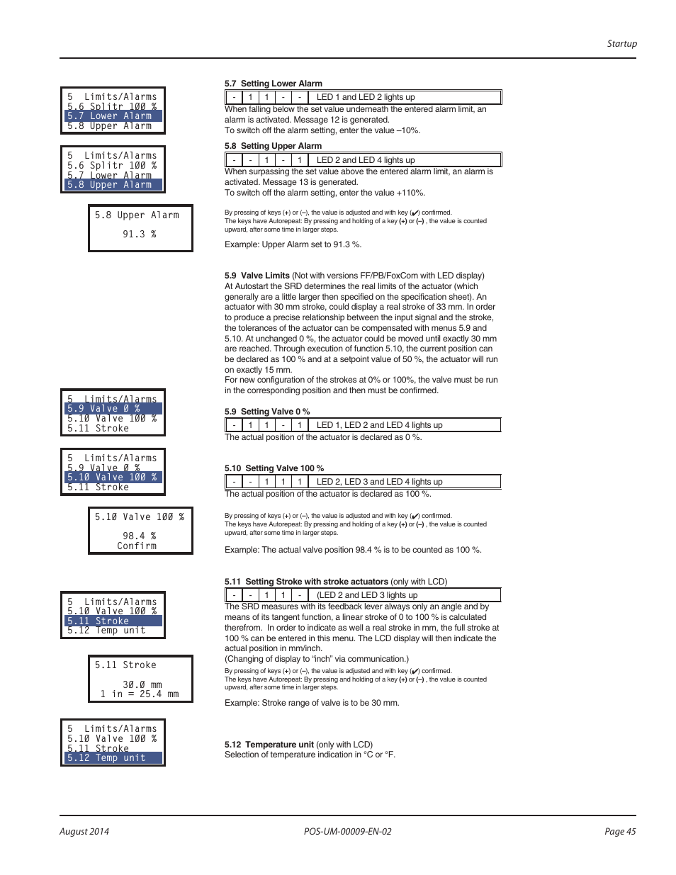 Badger Meter SRD/SRI Valve Positioners User Manual | Page 45 / 72