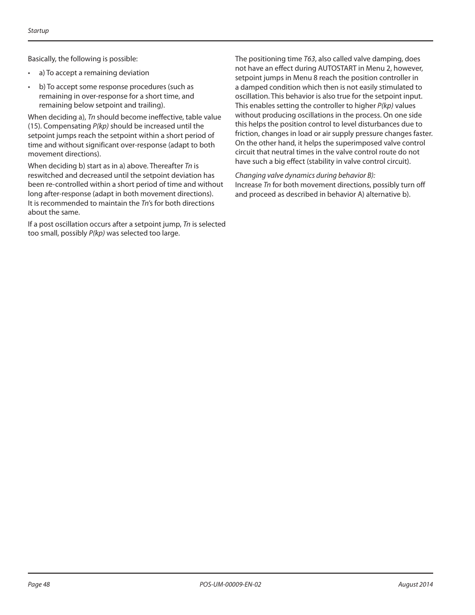 Badger Meter SRD/SRI Valve Positioners User Manual | Page 48 / 72