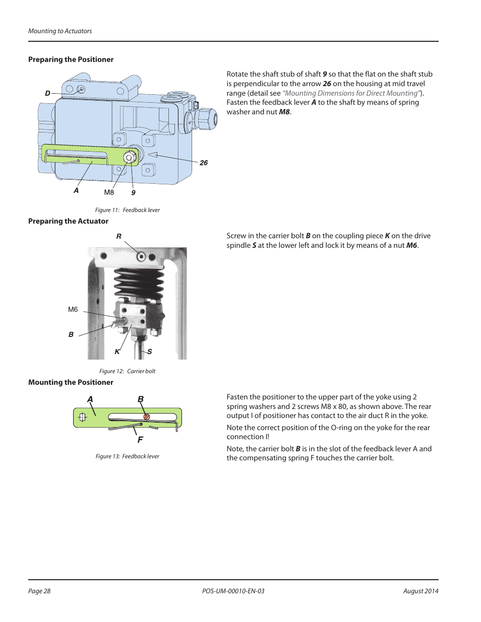 Badger Meter SRD/SRI Valve Positioners User Manual | Page 28 / 84