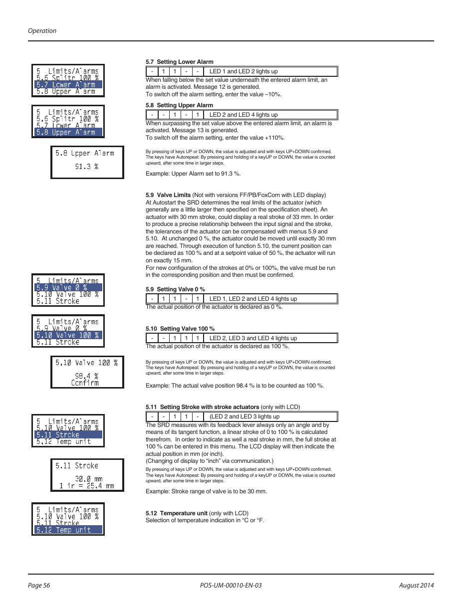 Badger Meter SRD/SRI Valve Positioners User Manual | Page 56 / 84