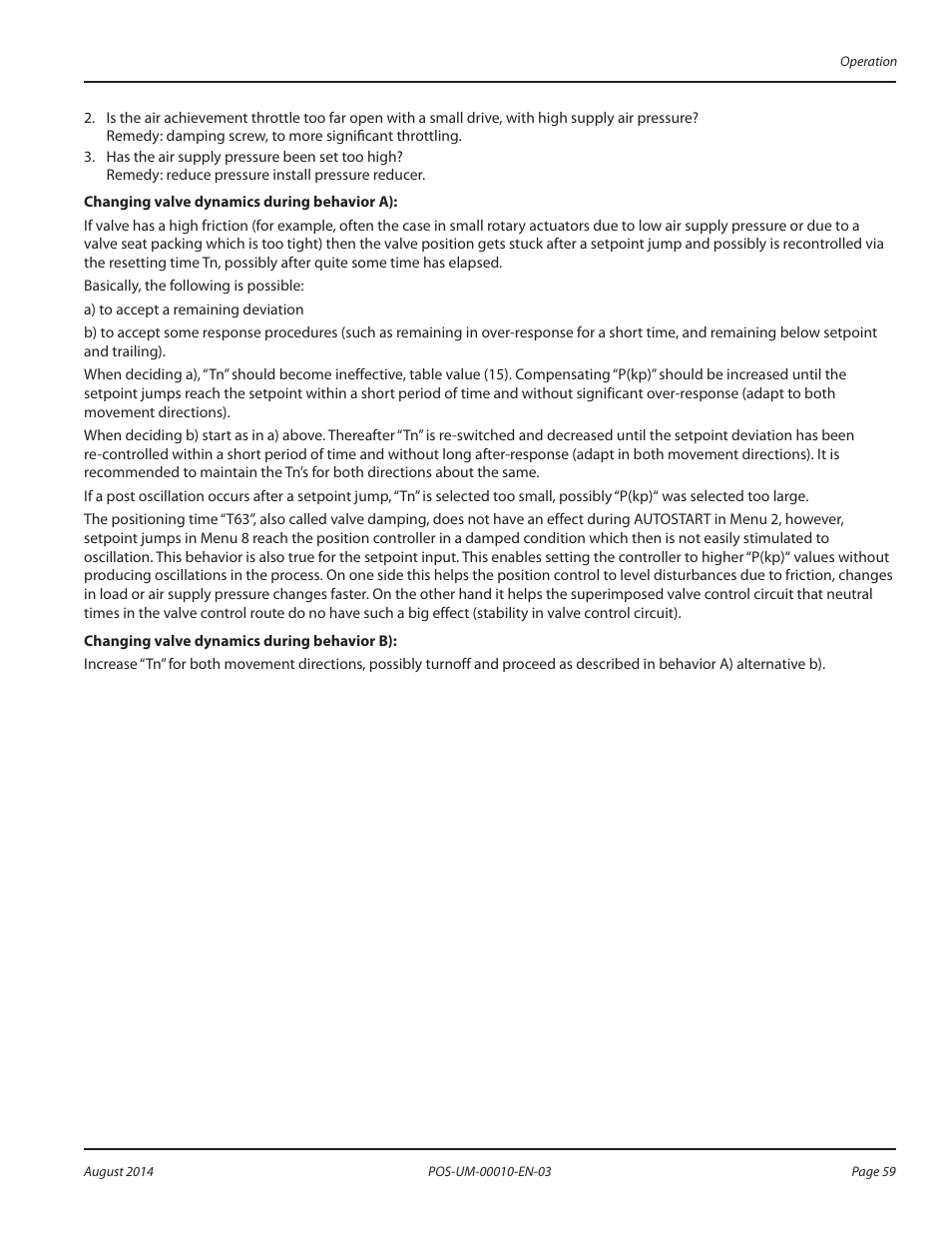 Badger Meter SRD/SRI Valve Positioners User Manual | Page 59 / 84