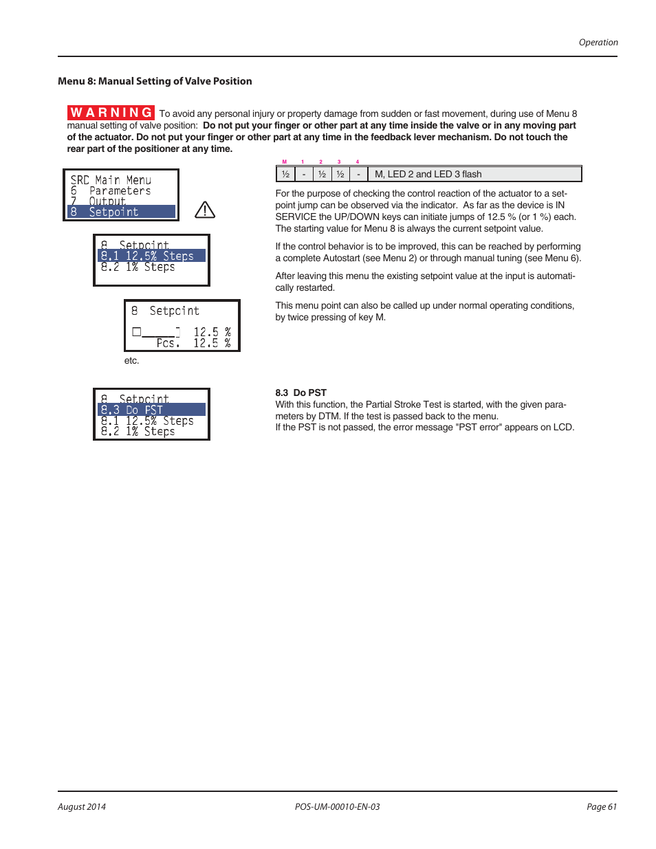 Badger Meter SRD/SRI Valve Positioners User Manual | Page 61 / 84