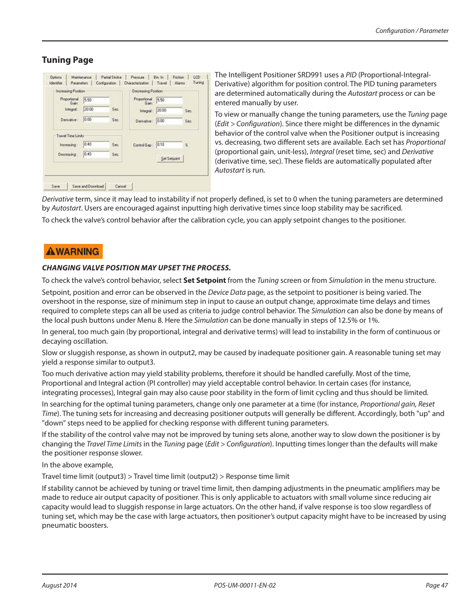 Badger Meter SRD/SRI Valve Positioners User Manual | Page 47 / 100