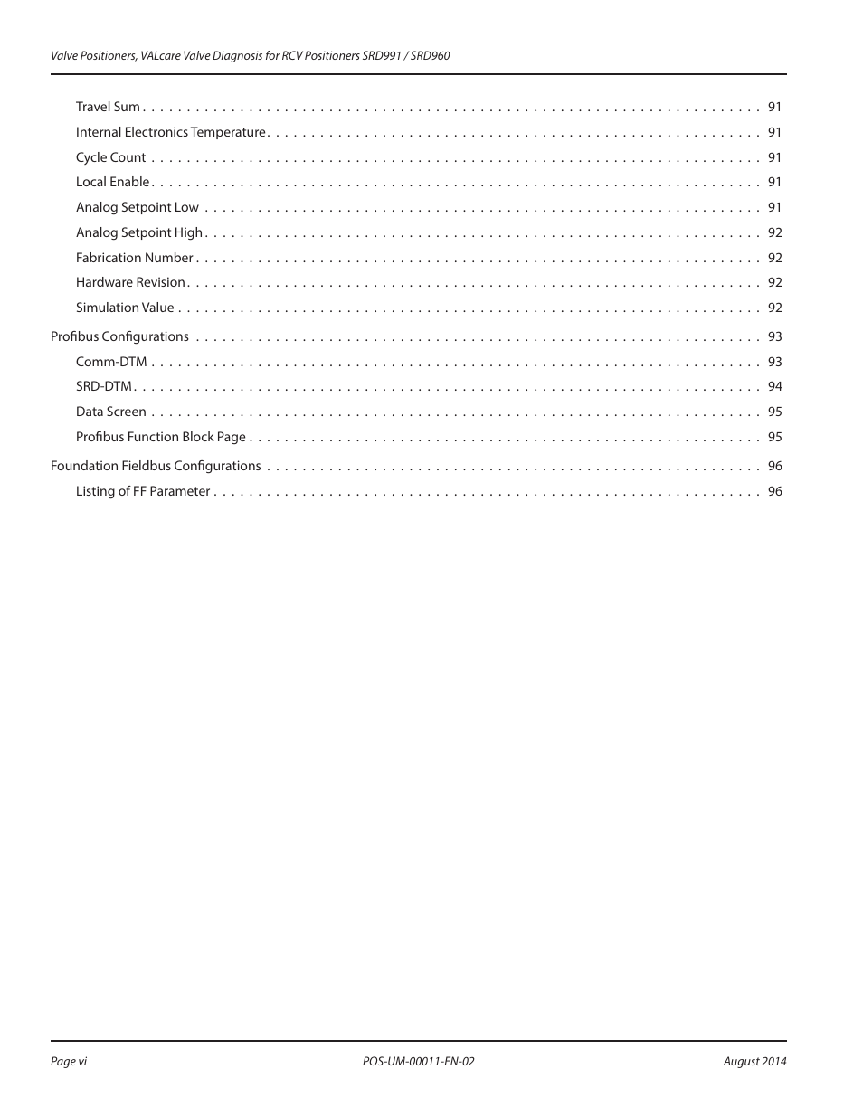 Badger Meter SRD/SRI Valve Positioners User Manual | Page 6 / 100