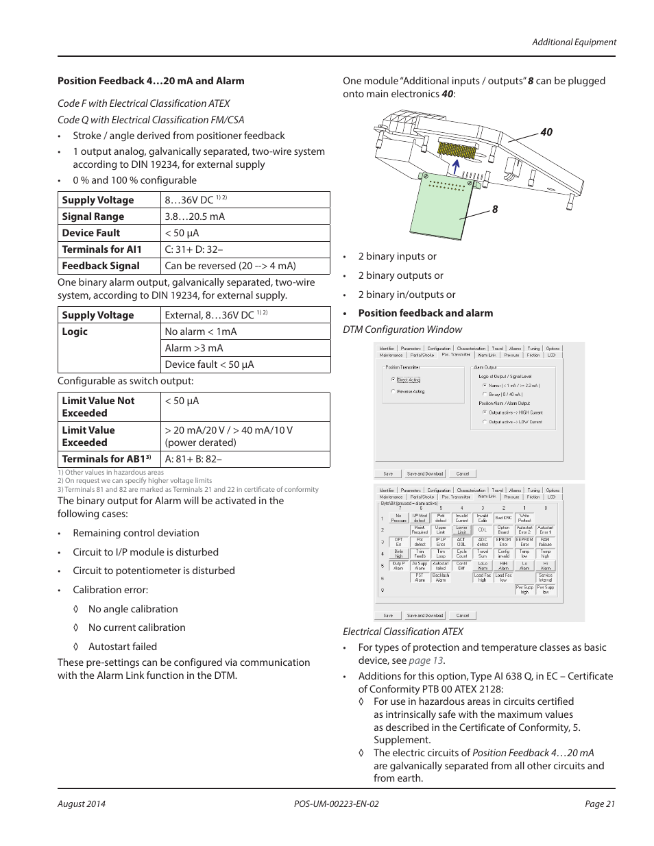 Badger Meter SRD/SRI Valve Positioners User Manual | Page 21 / 40