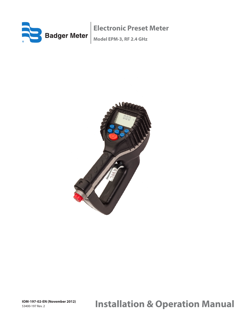Badger Meter Fluid Management System User Manual | 28 pages