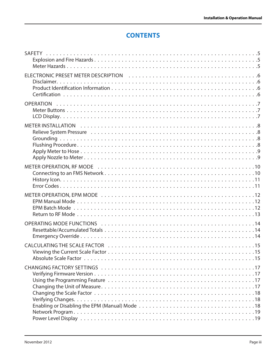 Badger Meter Fluid Management System User Manual | Page 3 / 28