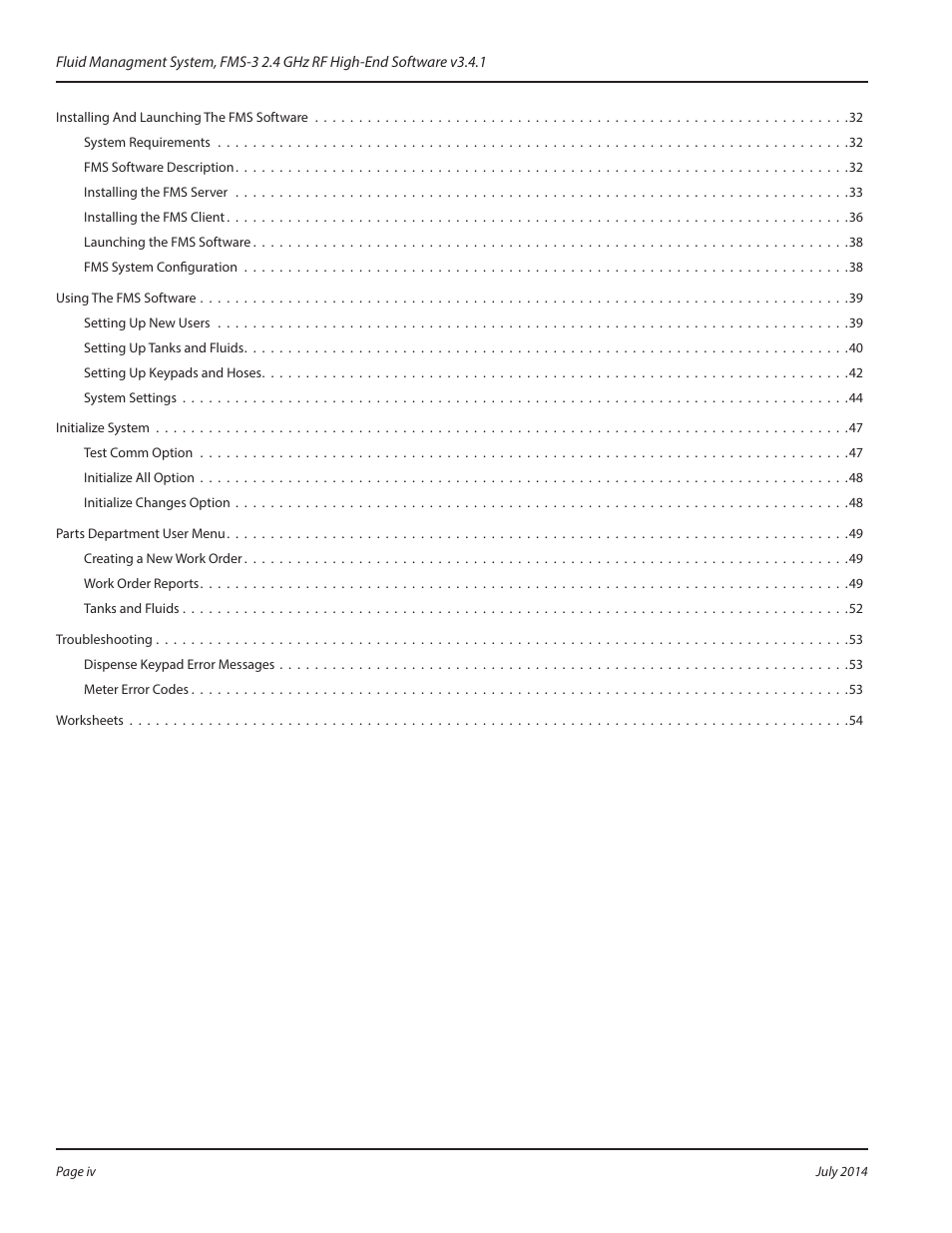 Badger Meter Fluid Management System User Manual | Page 4 / 60