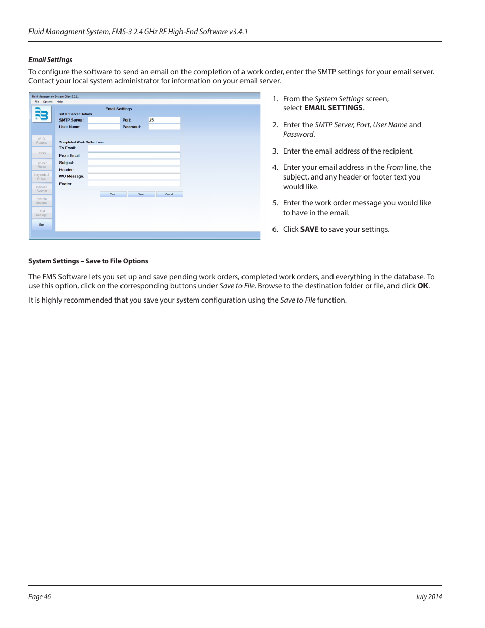 Badger Meter Fluid Management System User Manual | Page 46 / 60