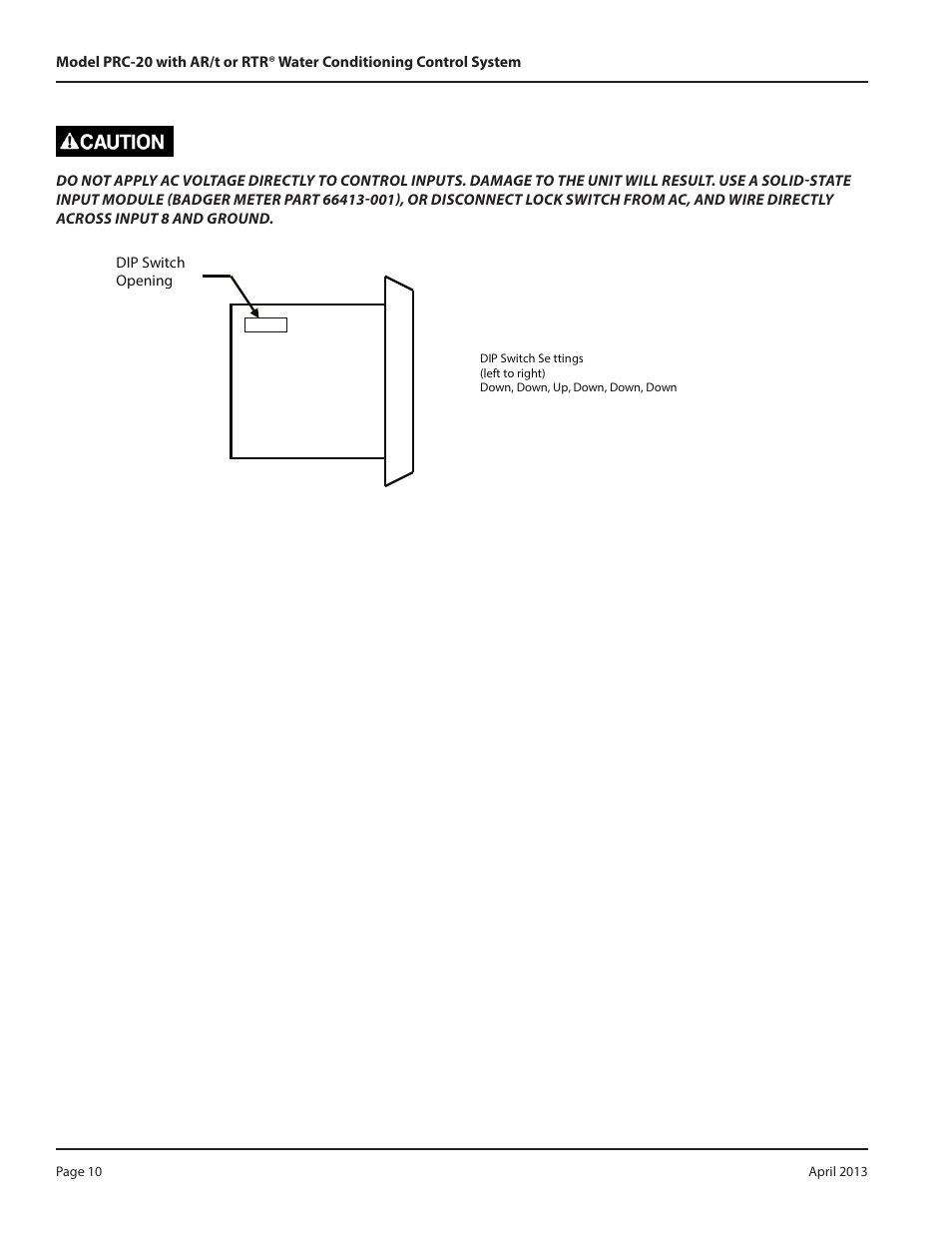 Badger Meter Water Conditioning User Manual | Page 10 / 16