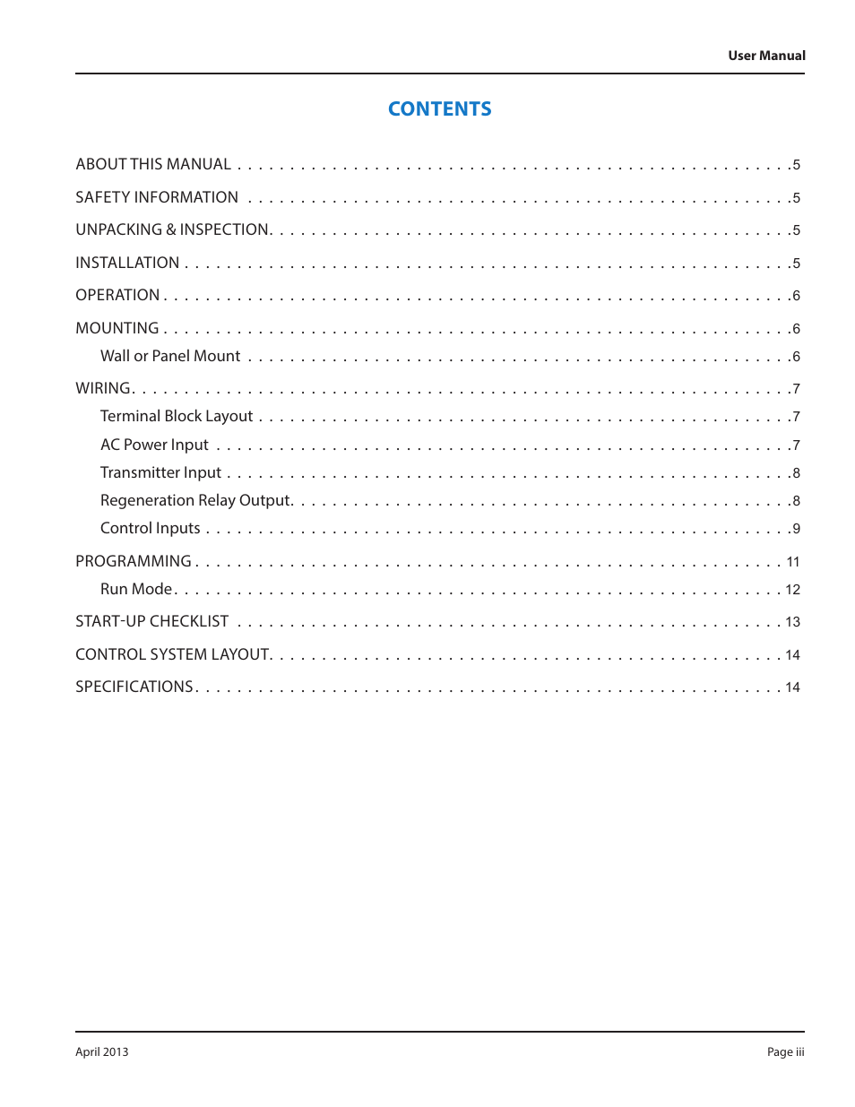 Badger Meter Water Conditioning User Manual | Page 3 / 16