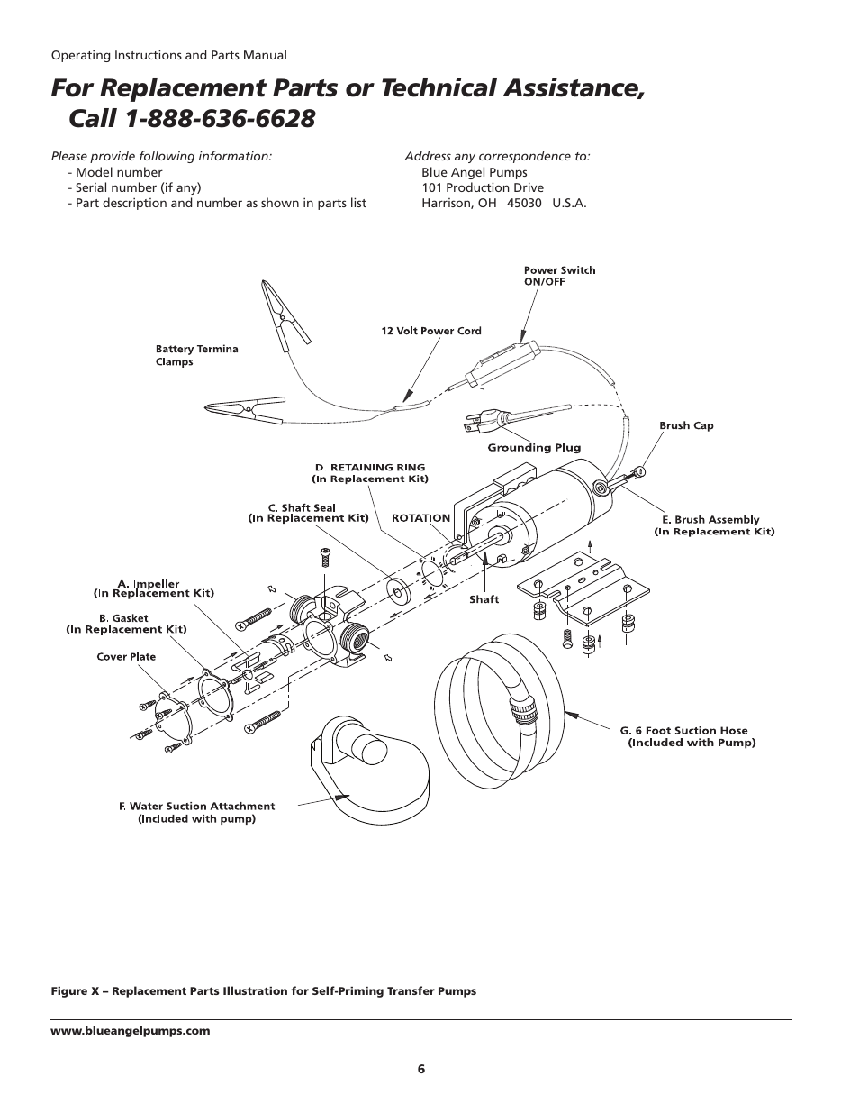 Blue Angel Pumps BPC2 User Manual | Page 6 / 8