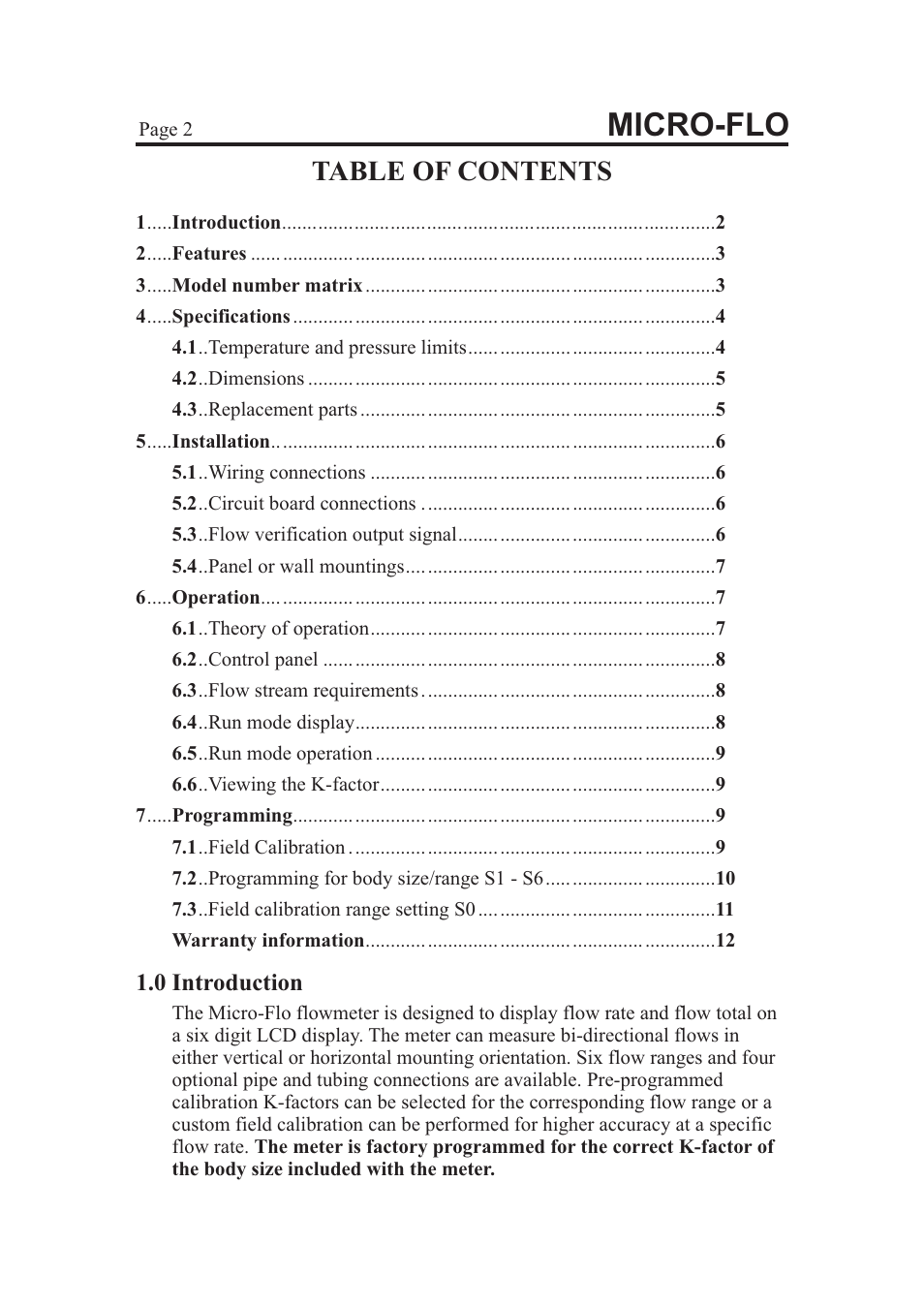 Blue-White Micro-Flo User Manual | Page 2 / 14