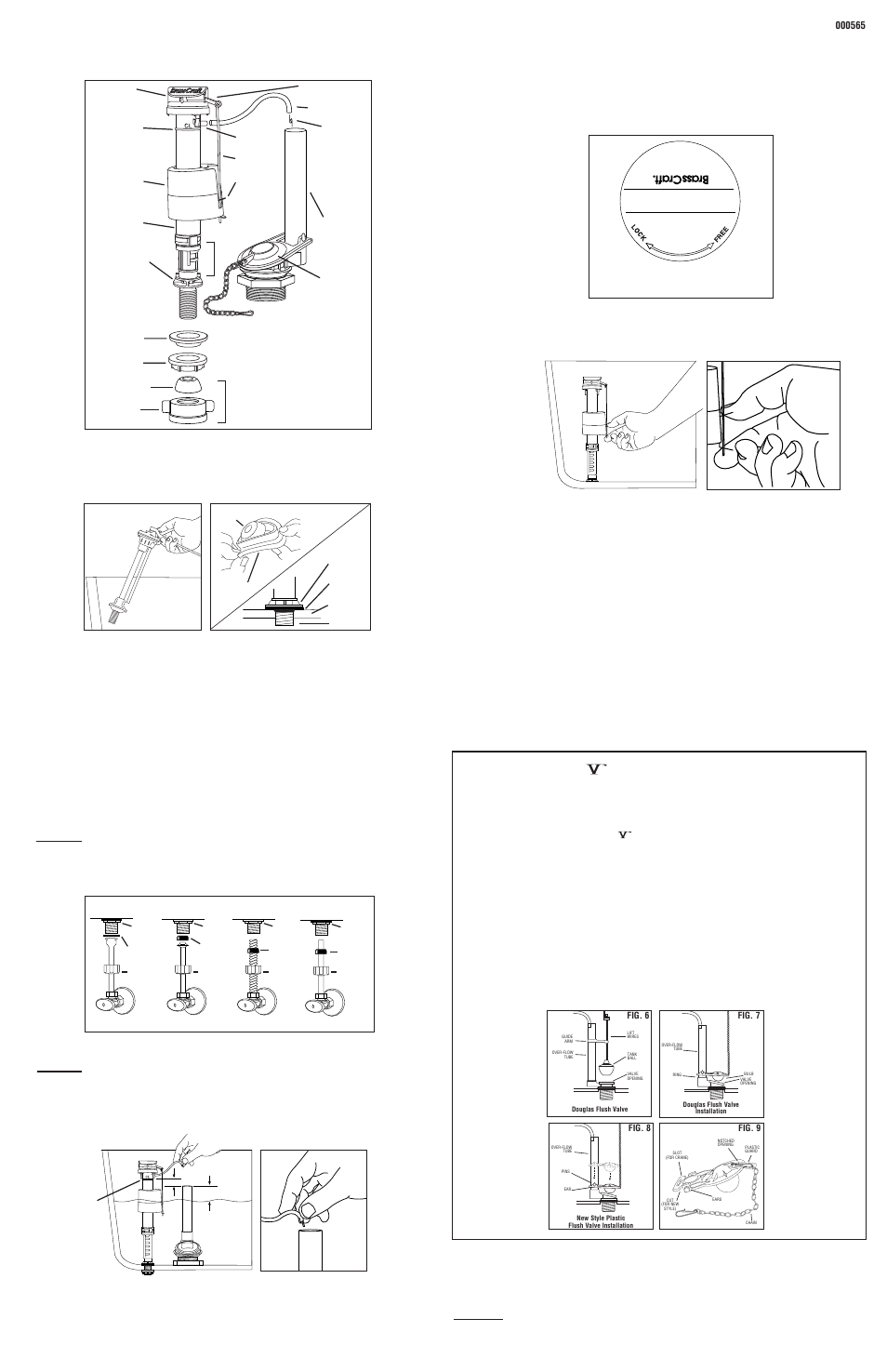 BrassCraft Toilet Repair User Manual | 2 pages