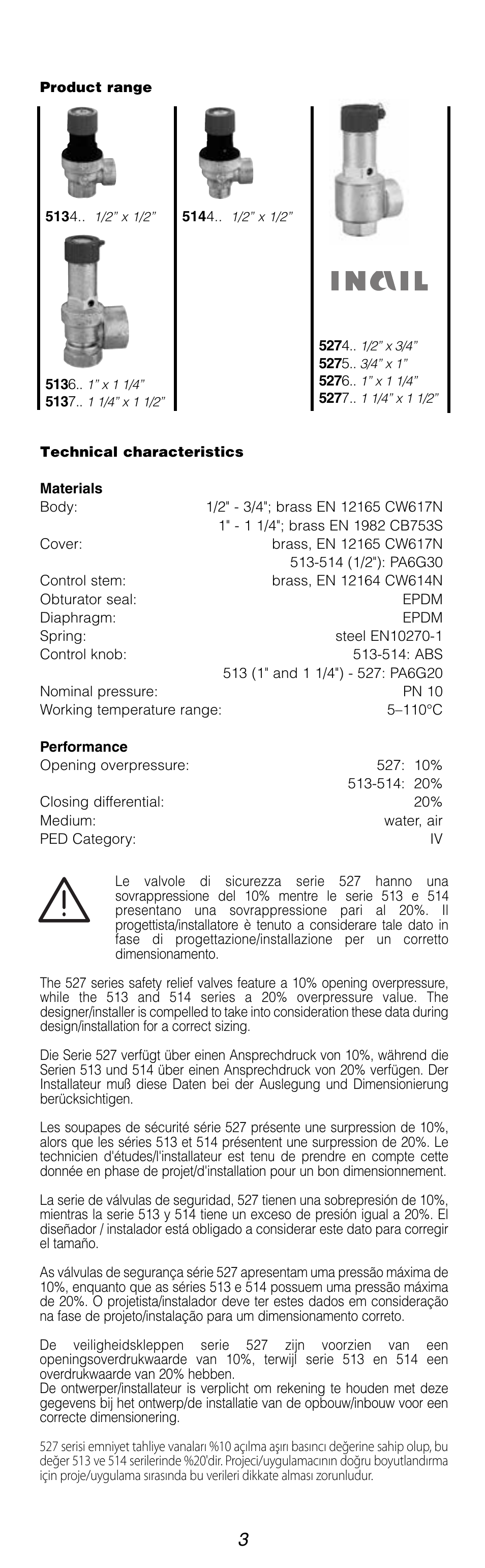 Caleffi 514 User Manual | Page 3 / 10