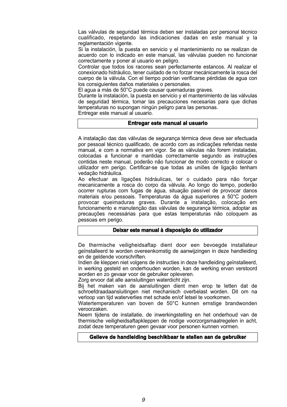 Caleffi 544 User Manual | Page 9 / 10