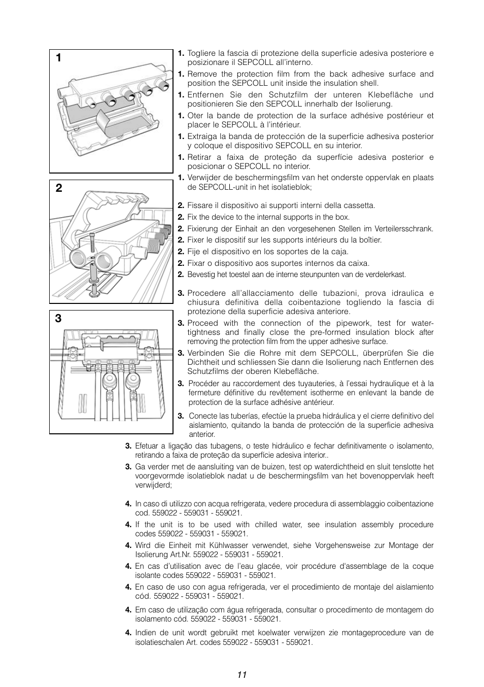 Caleffi 559 User Manual | Page 11 / 16