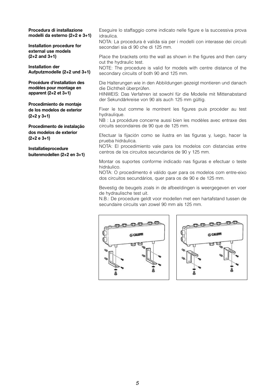 Caleffi 559 User Manual | Page 5 / 16