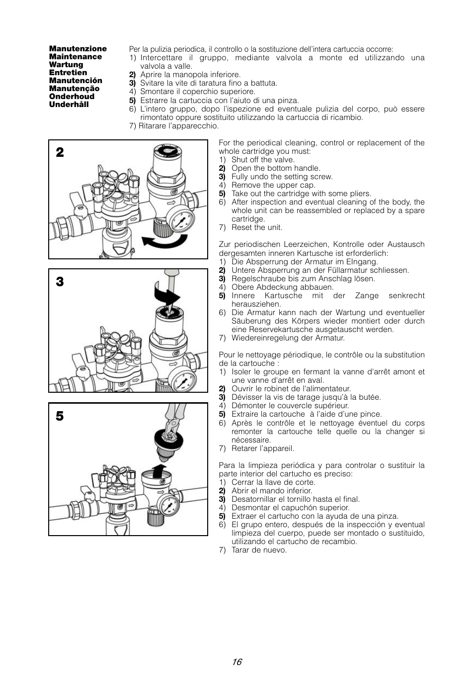 Caleffi 574 User Manual | Page 16 / 20