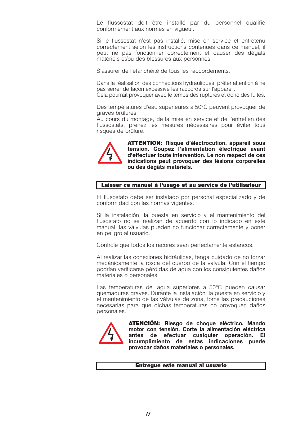 Caleffi 626 User Manual | Page 11 / 12