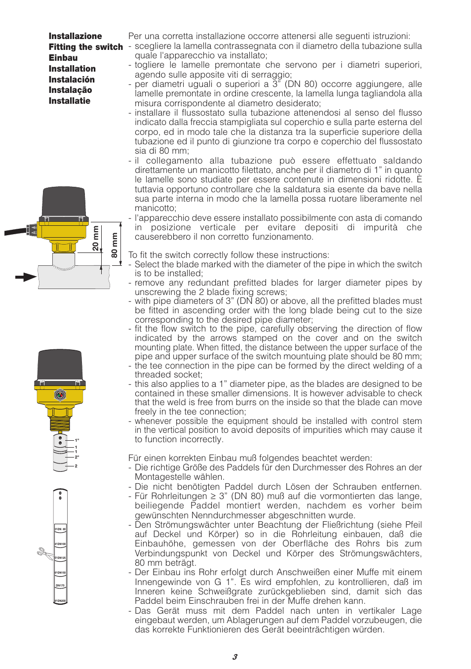 Caleffi 626 User Manual | Page 3 / 12