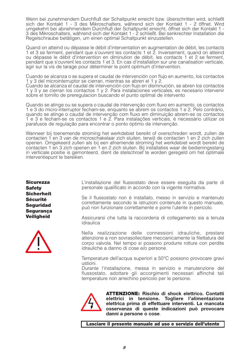 Caleffi 626 User Manual | Page 9 / 12