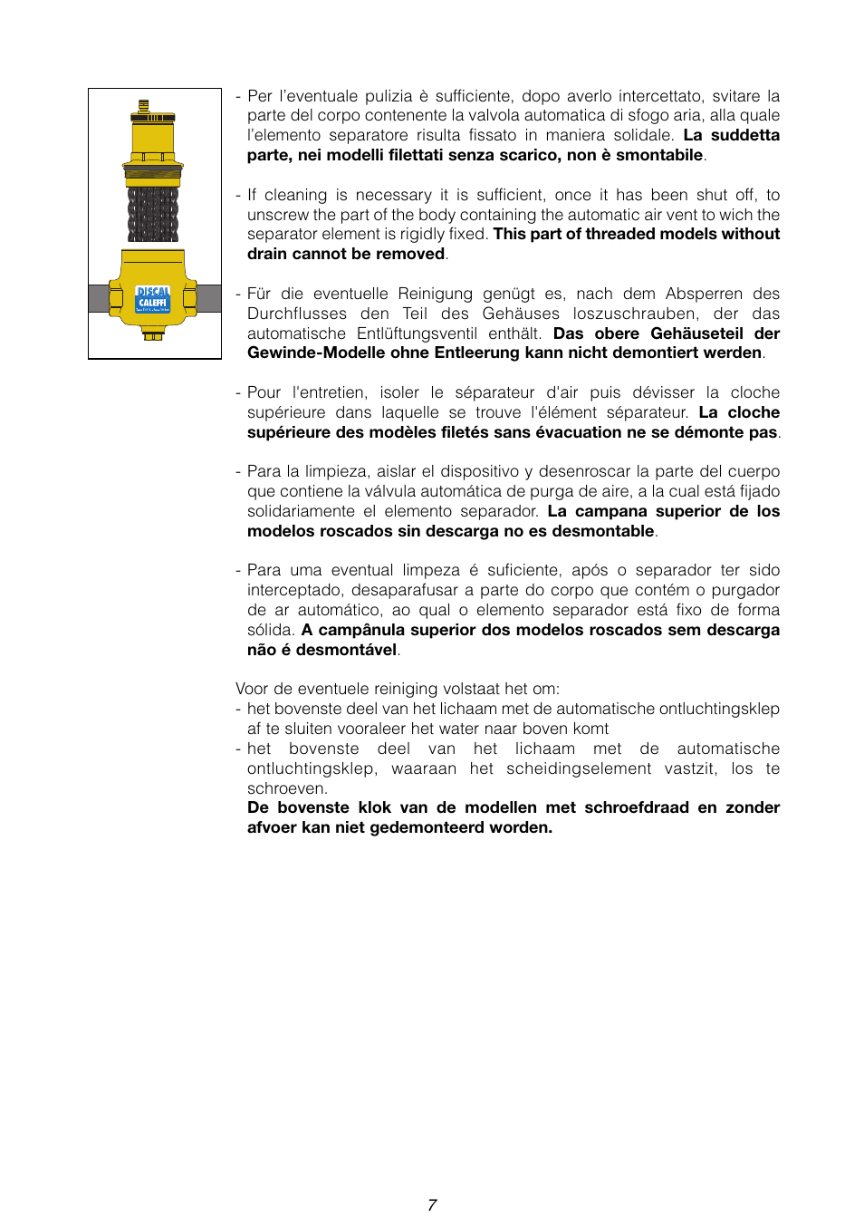 Caleffi 551 User Manual | Page 7 / 12