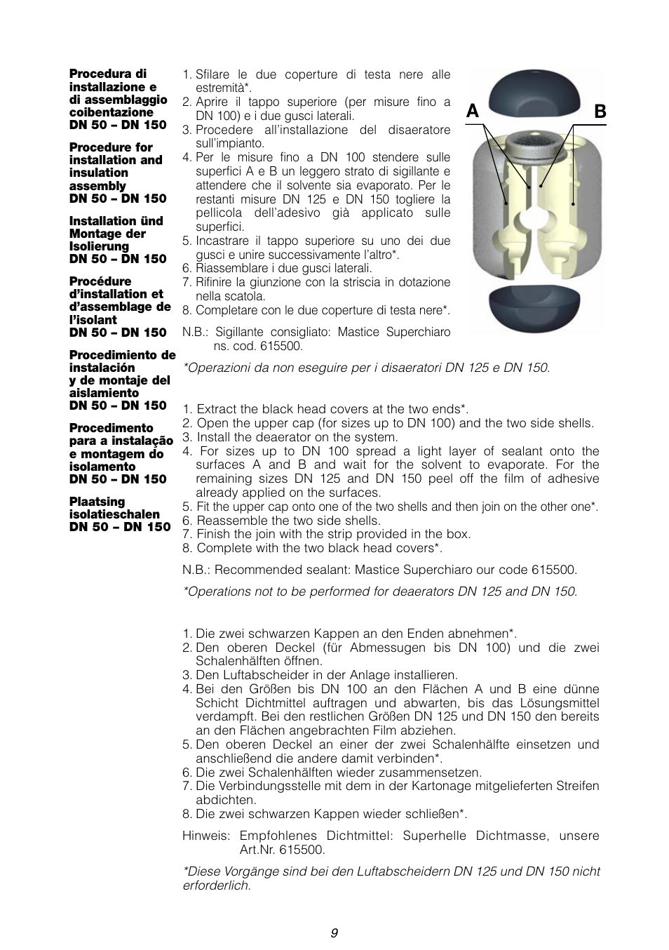 Caleffi 551 User Manual | Page 9 / 12