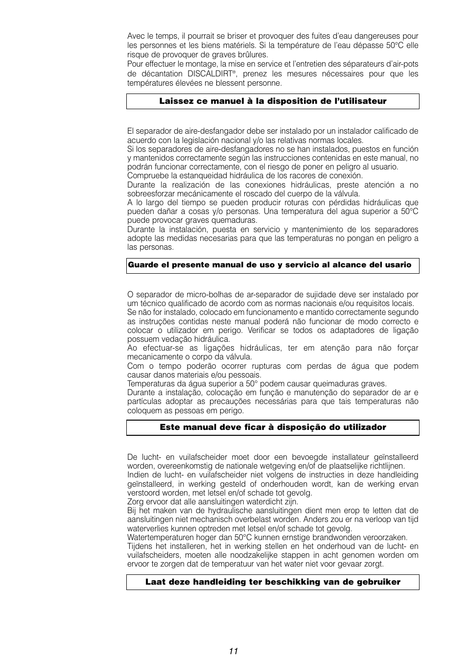 Caleffi 546 User Manual | Page 11 / 12