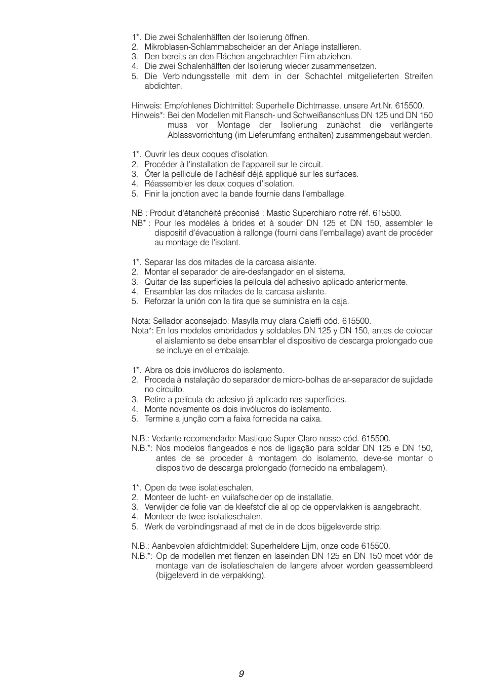 Caleffi 546 User Manual | Page 9 / 12