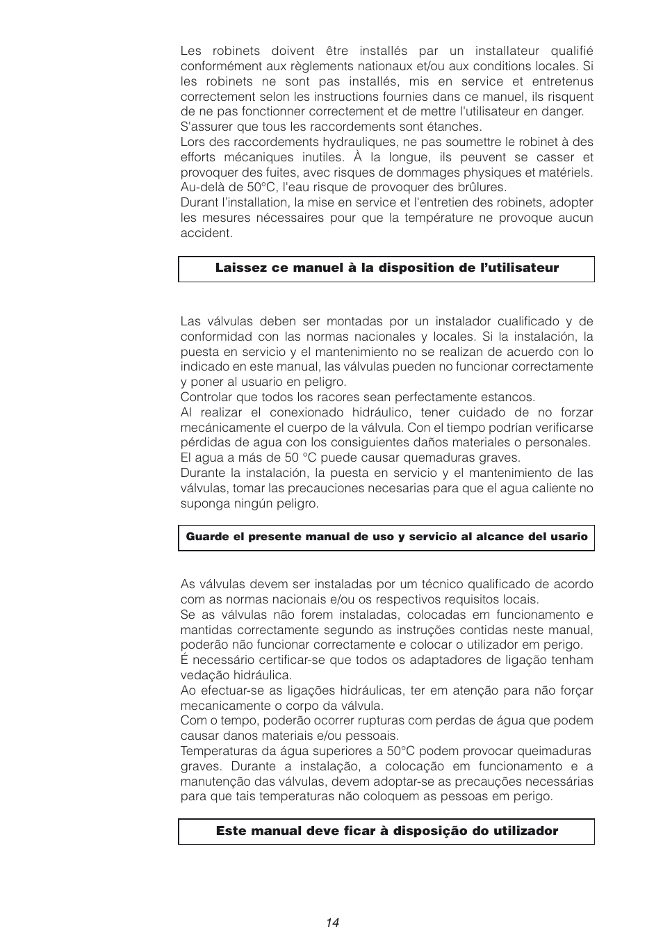 Caleffi 455 User Manual | Page 14 / 16