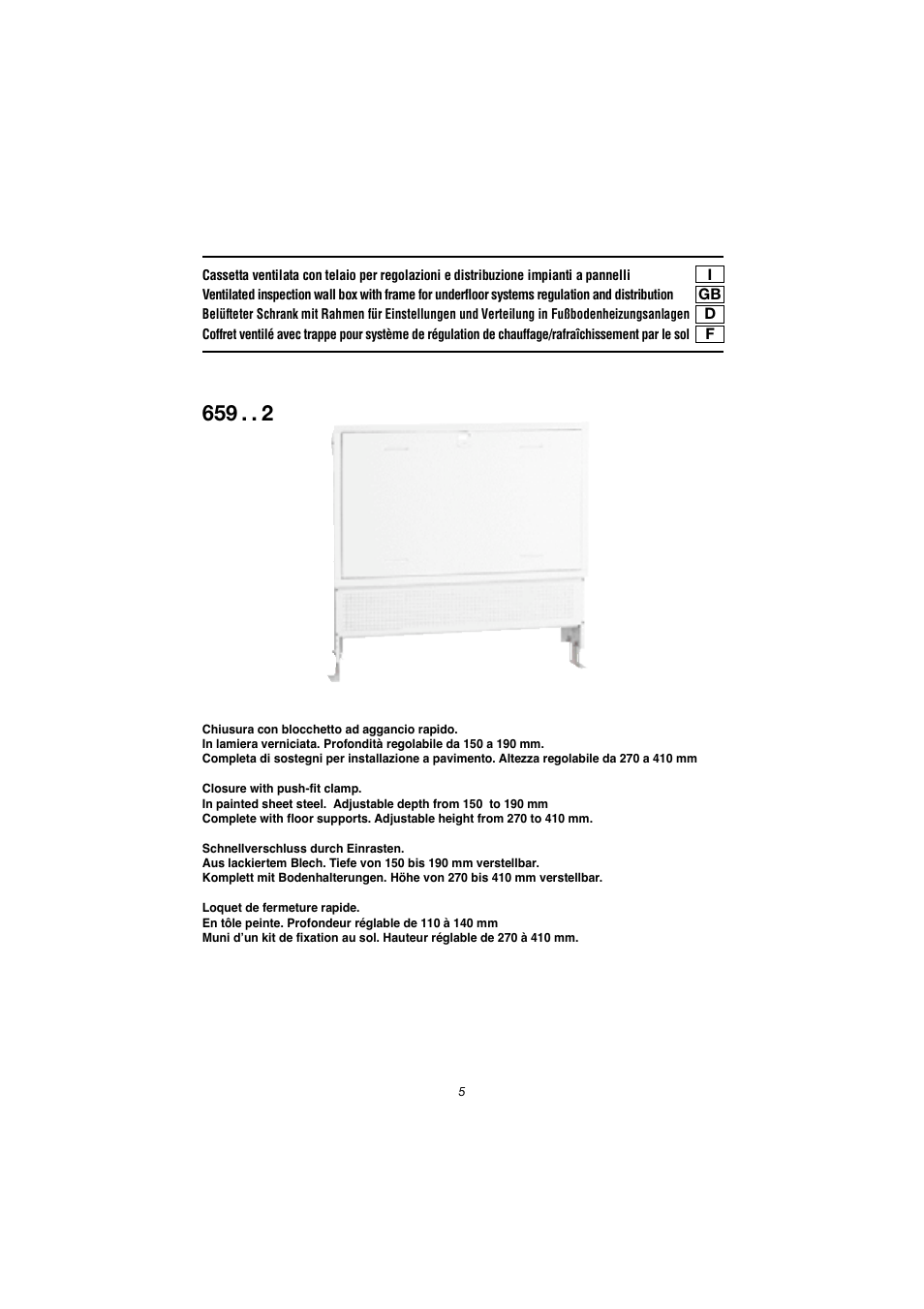 Caleffi 658 User Manual | Page 5 / 6