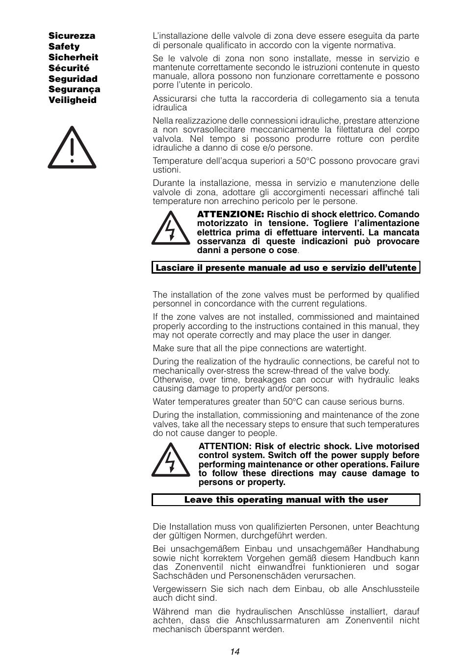 Caleffi 6489 User Manual | Page 14 / 16